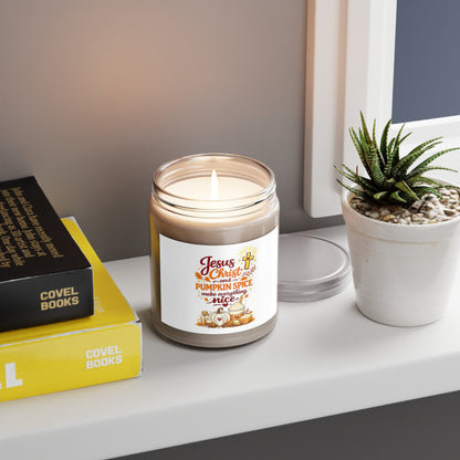 Scented Soy Candles with White Lid, 9oz