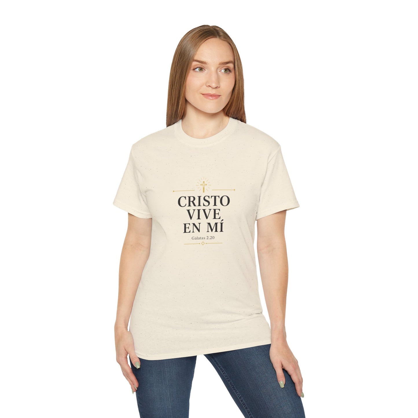 Cristo Vive en Mí Tee — Spanish Christian Faith T-Shirt