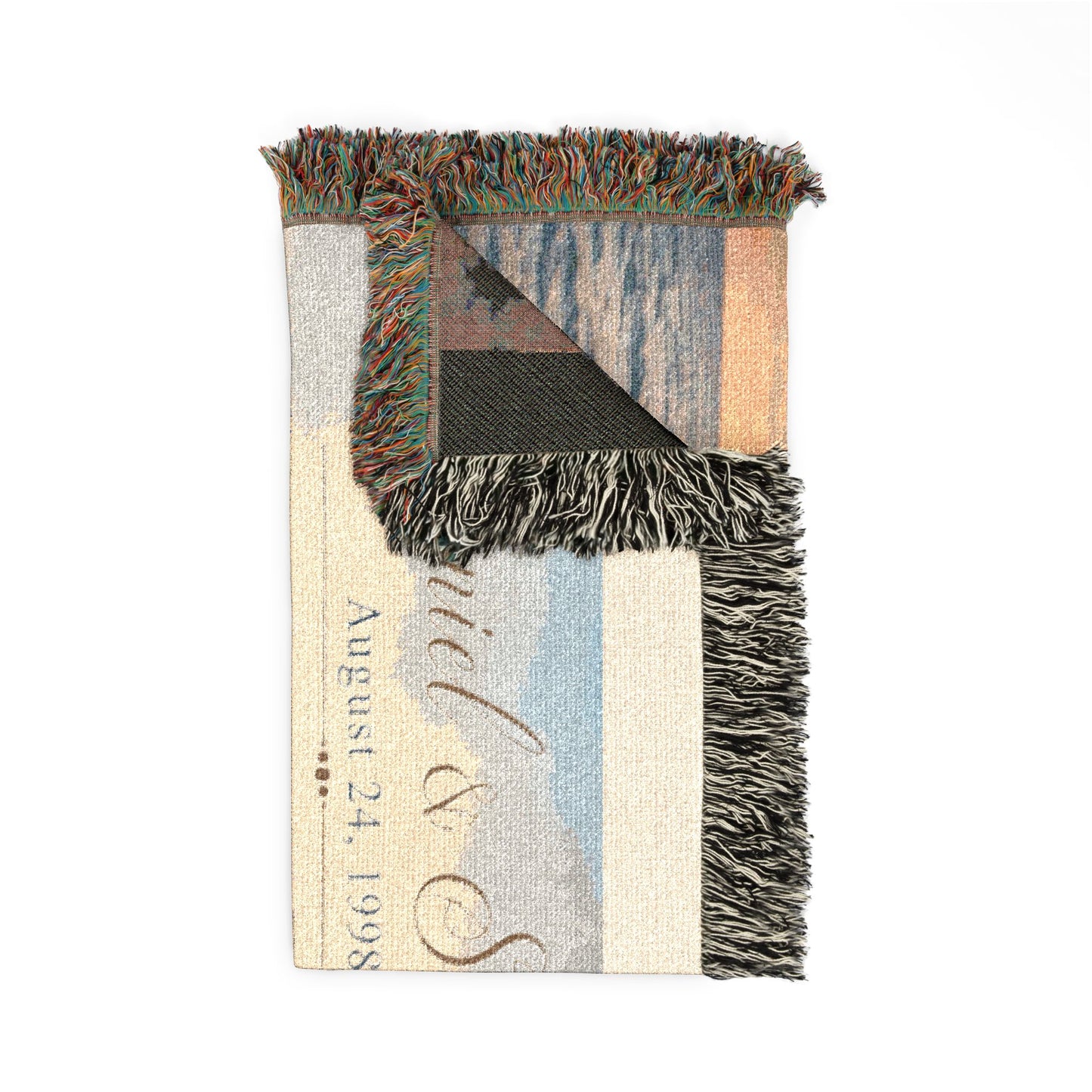 Wedding - Personalized Photo Woven Blanket