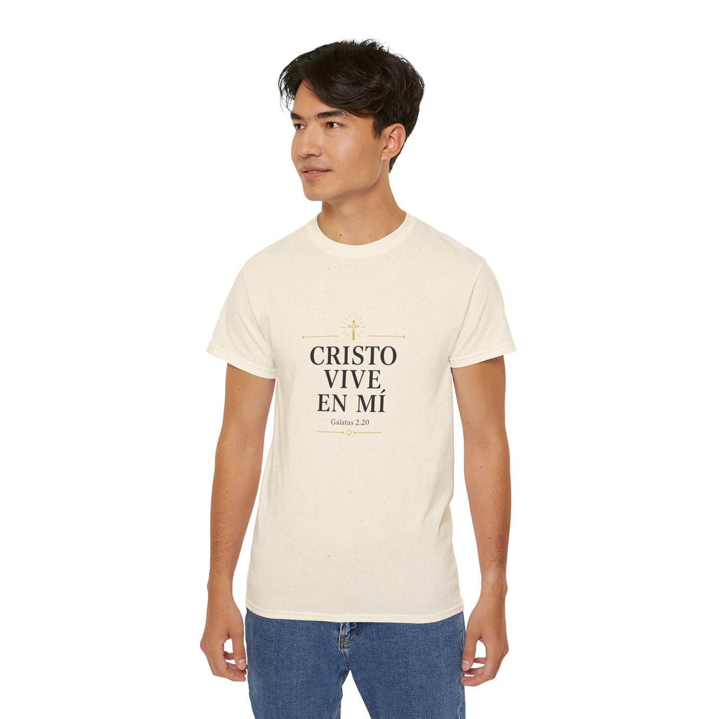 Cristo Vive en Mí Tee — Spanish Christian Faith T-Shirt