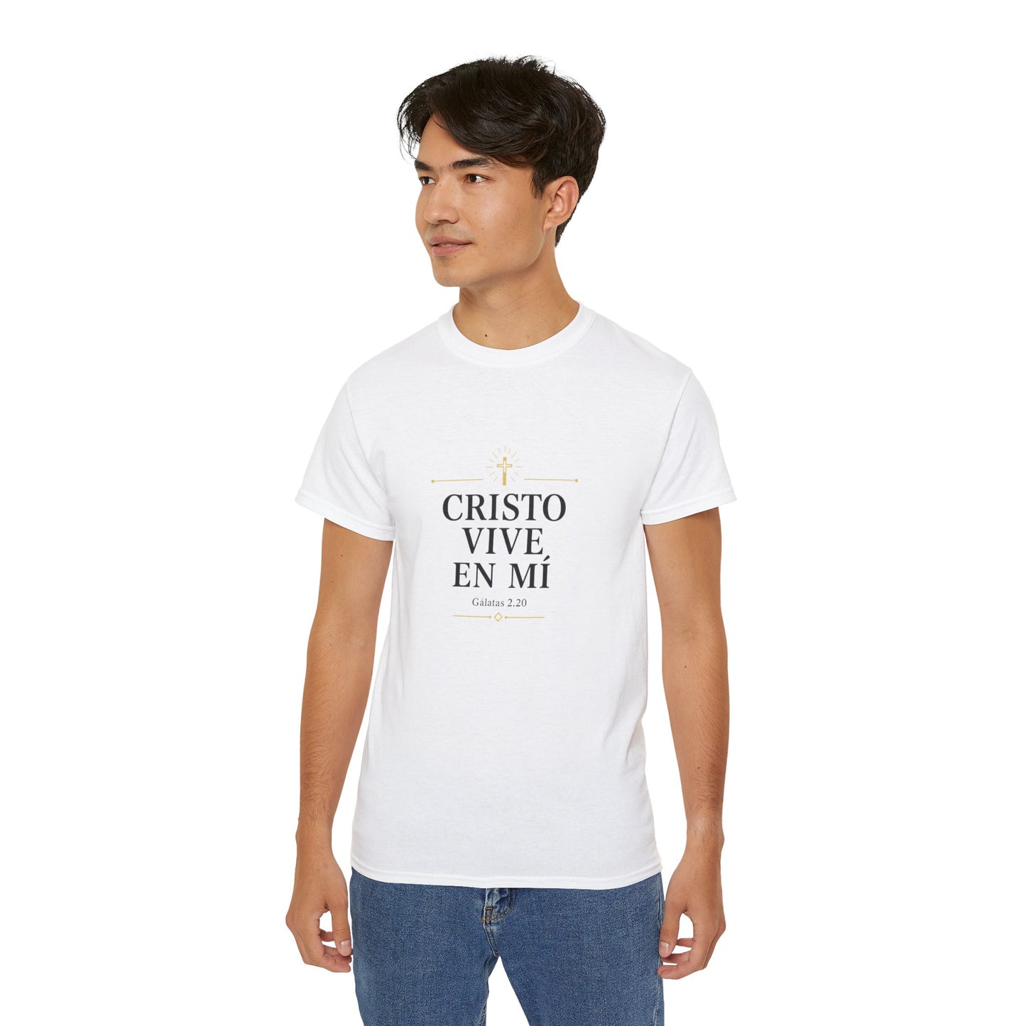 Cristo Vive en Mí Tee — Spanish Christian Faith T-Shirt