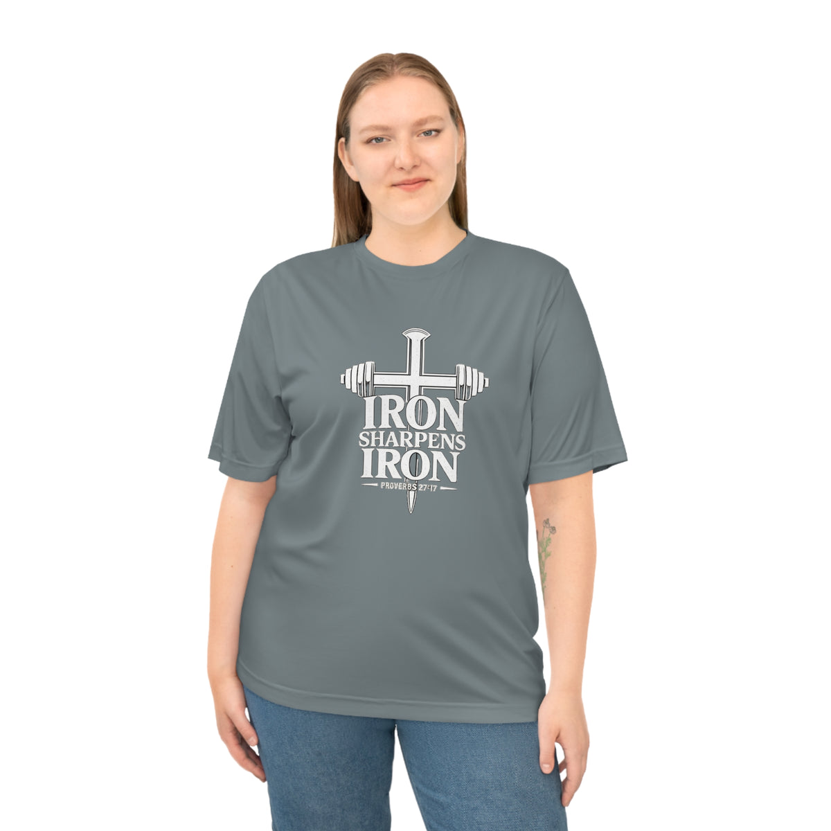 Unisex Iron Sharpens Iron Zone Performance T-shirt