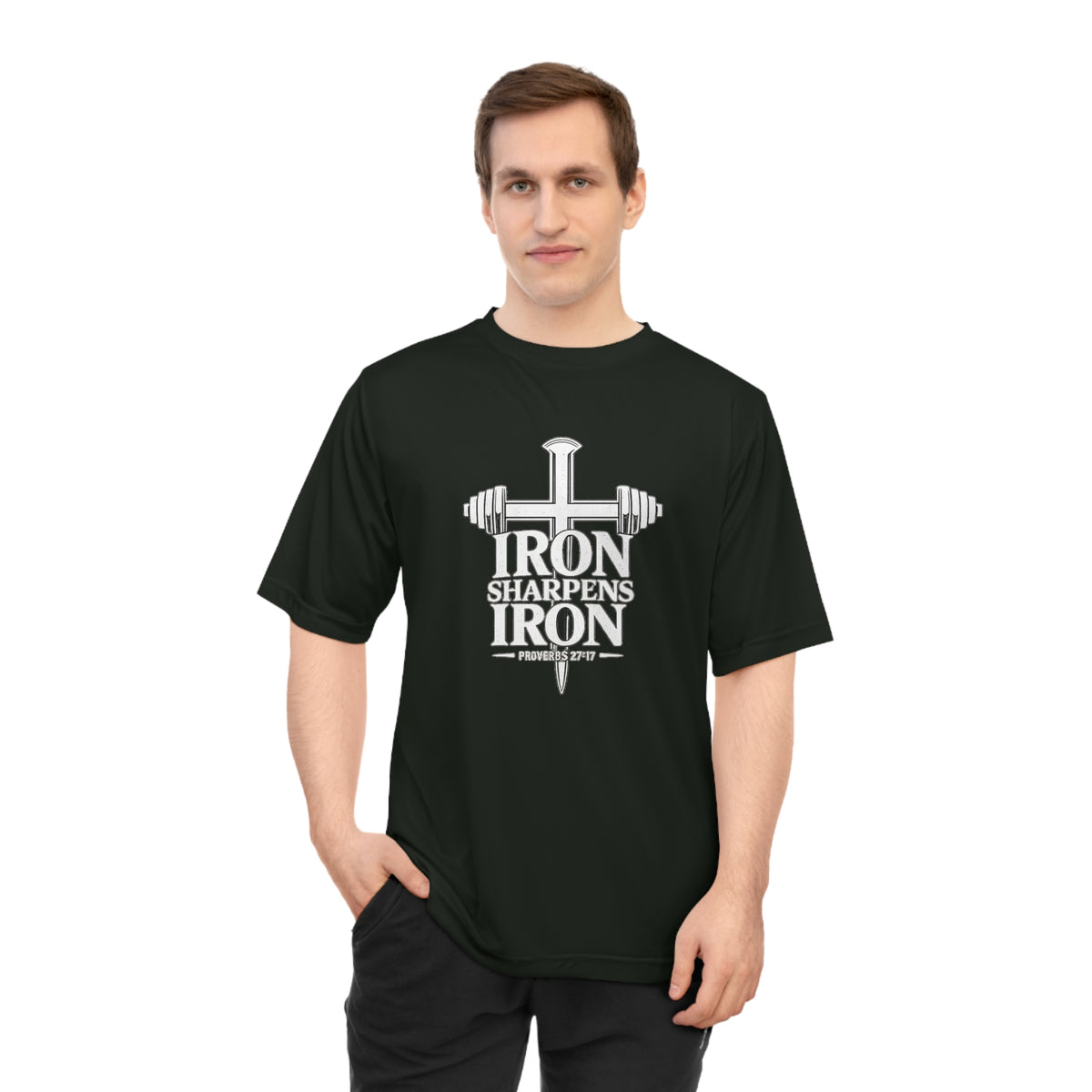 Unisex Iron Sharpens Iron Zone Performance T-shirt