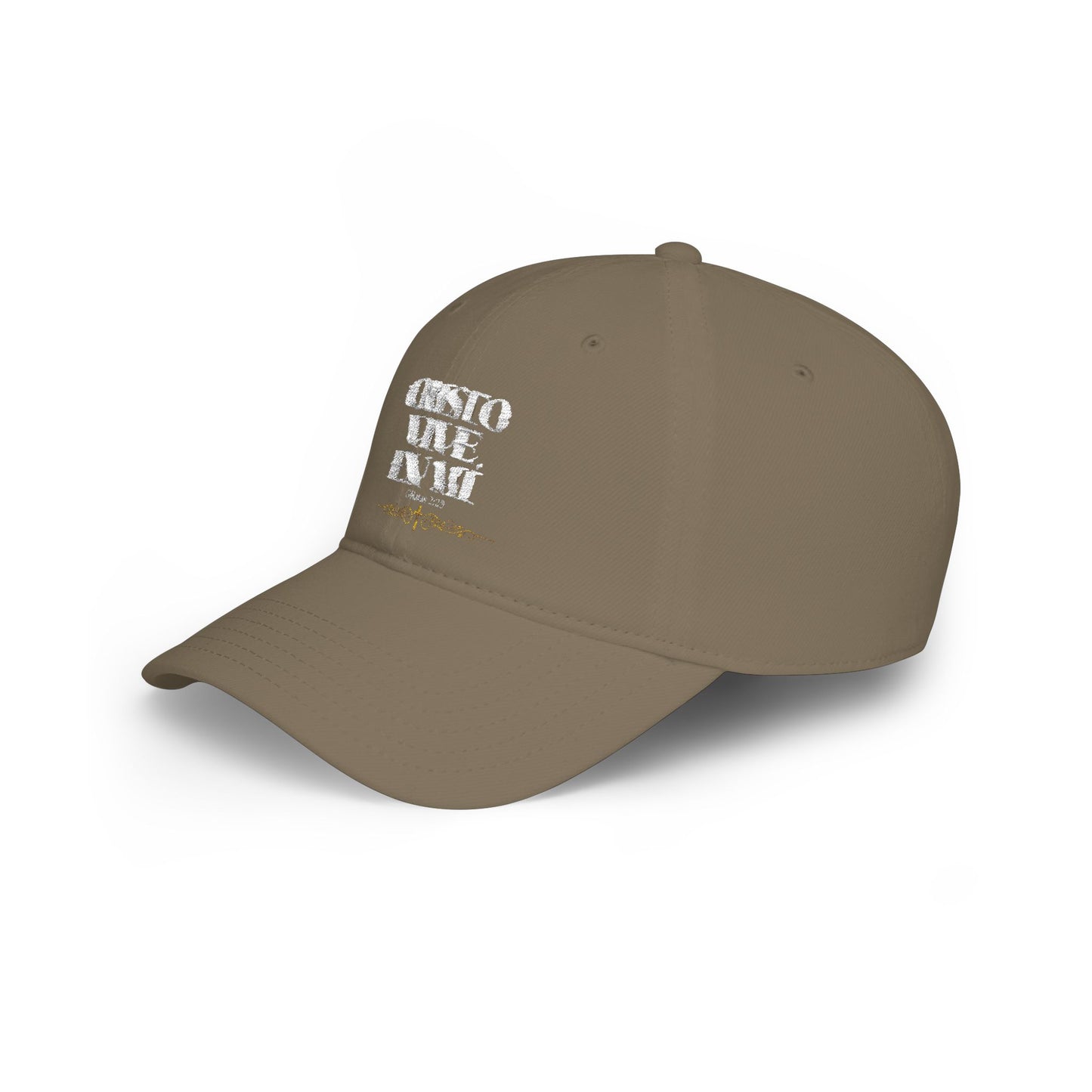 Cristo Vive En Mi Baseball Cap — Spanish Christian Faith Hat