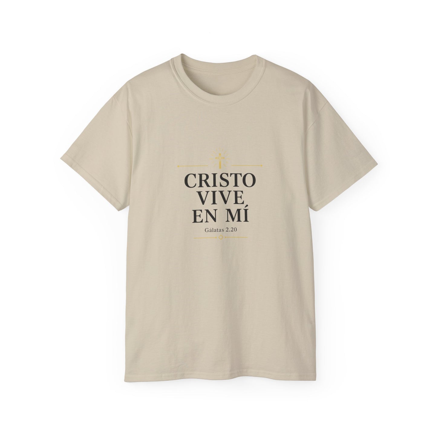 Cristo Vive en Mí Tee — Spanish Christian Faith T-Shirt