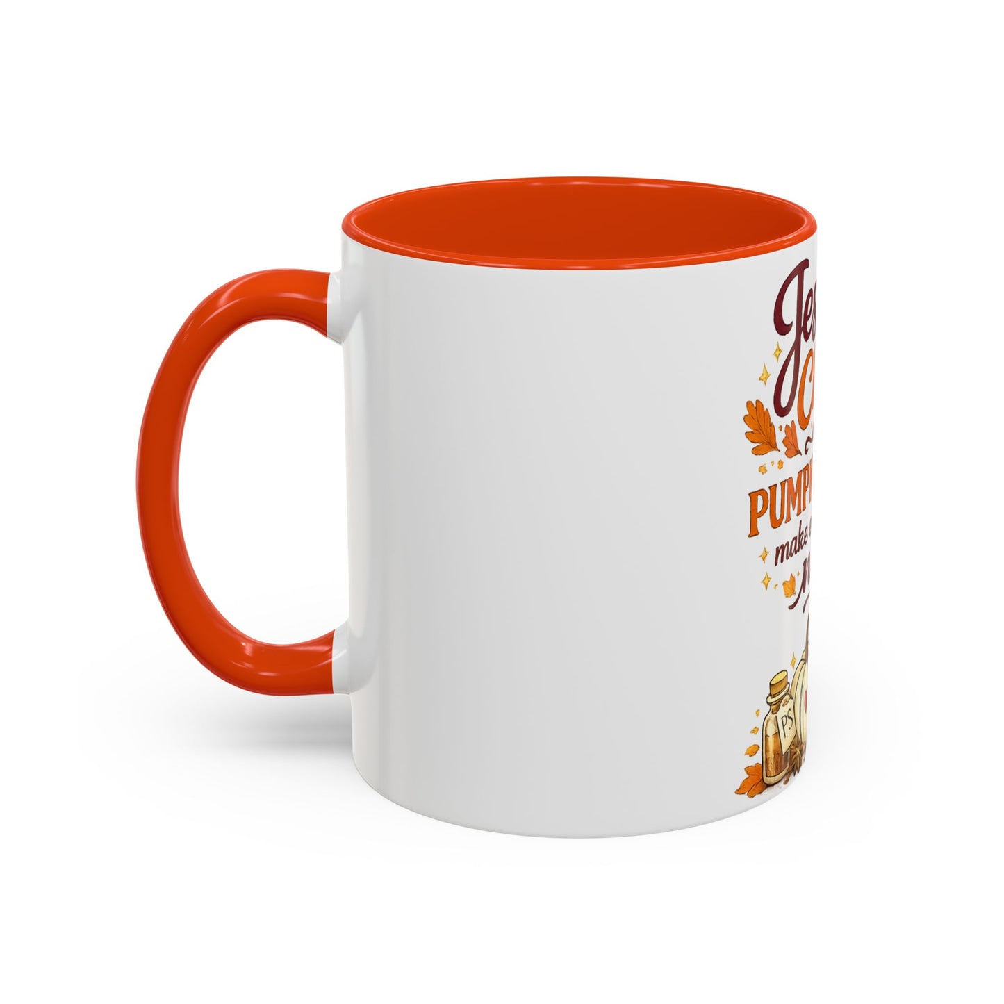 Jesus Christ and Pumpkin Spice Mug — Fall Christian Coffee Cup (11oz/15oz)