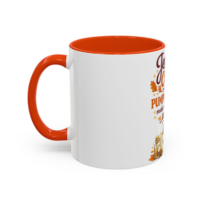 Jesus Christ and Pumpkin Spice Mug — Fall Christian Coffee Cup (11oz/15oz)