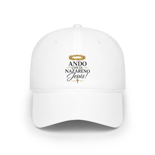 Low Profile Baseball Cap Ando Con El Nazareno - Jesus