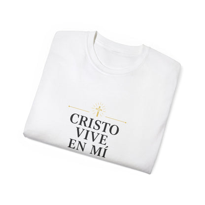 Cristo Vive en Mí Tee — Spanish Christian Faith T-Shirt
