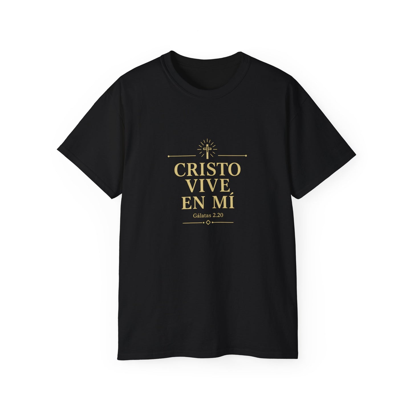 Cristo Vive En Mí Tee — Spanish Christian Faith T-Shirt (Gálatas 2:20)
