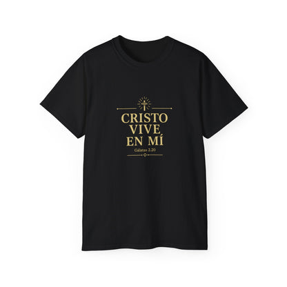 Cristo Vive En Mí Tee — Spanish Christian Faith T-Shirt (Gálatas 2:20)