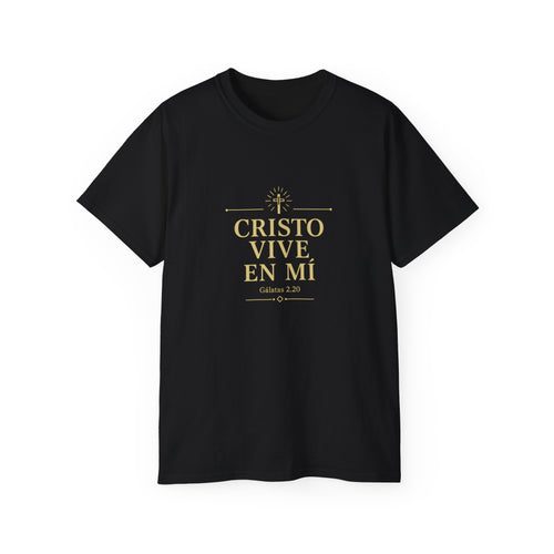 Cristo Vive En Mí Tee — Spanish Christian Faith T-Shirt (Gálatas 2:20)