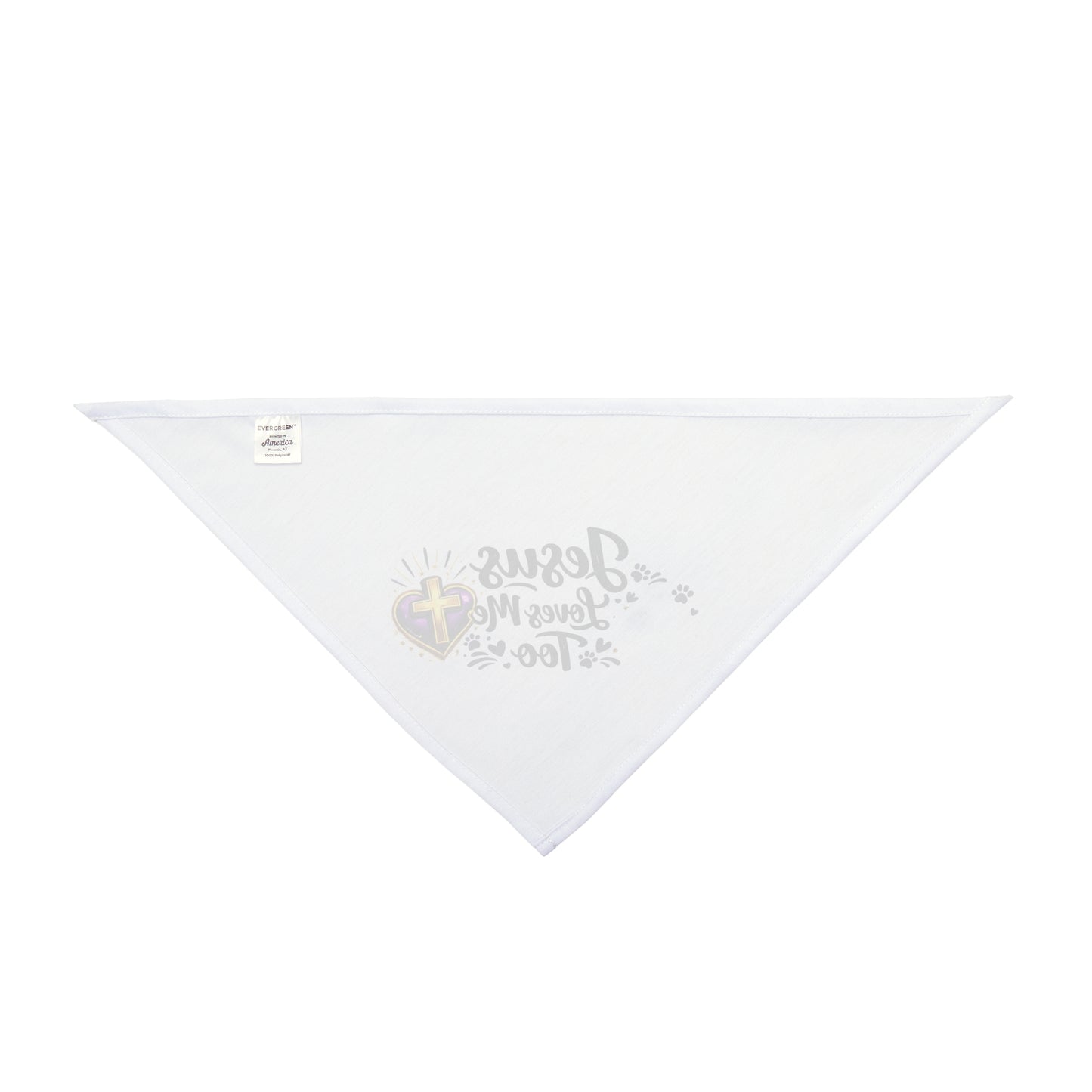 Jesus Loves Me Too Pet Bandana