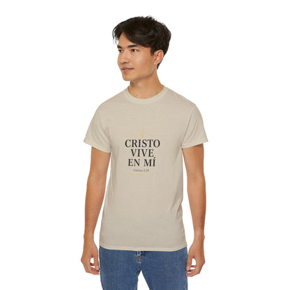Cristo Vive en Mí Tee — Spanish Christian Faith T-Shirt