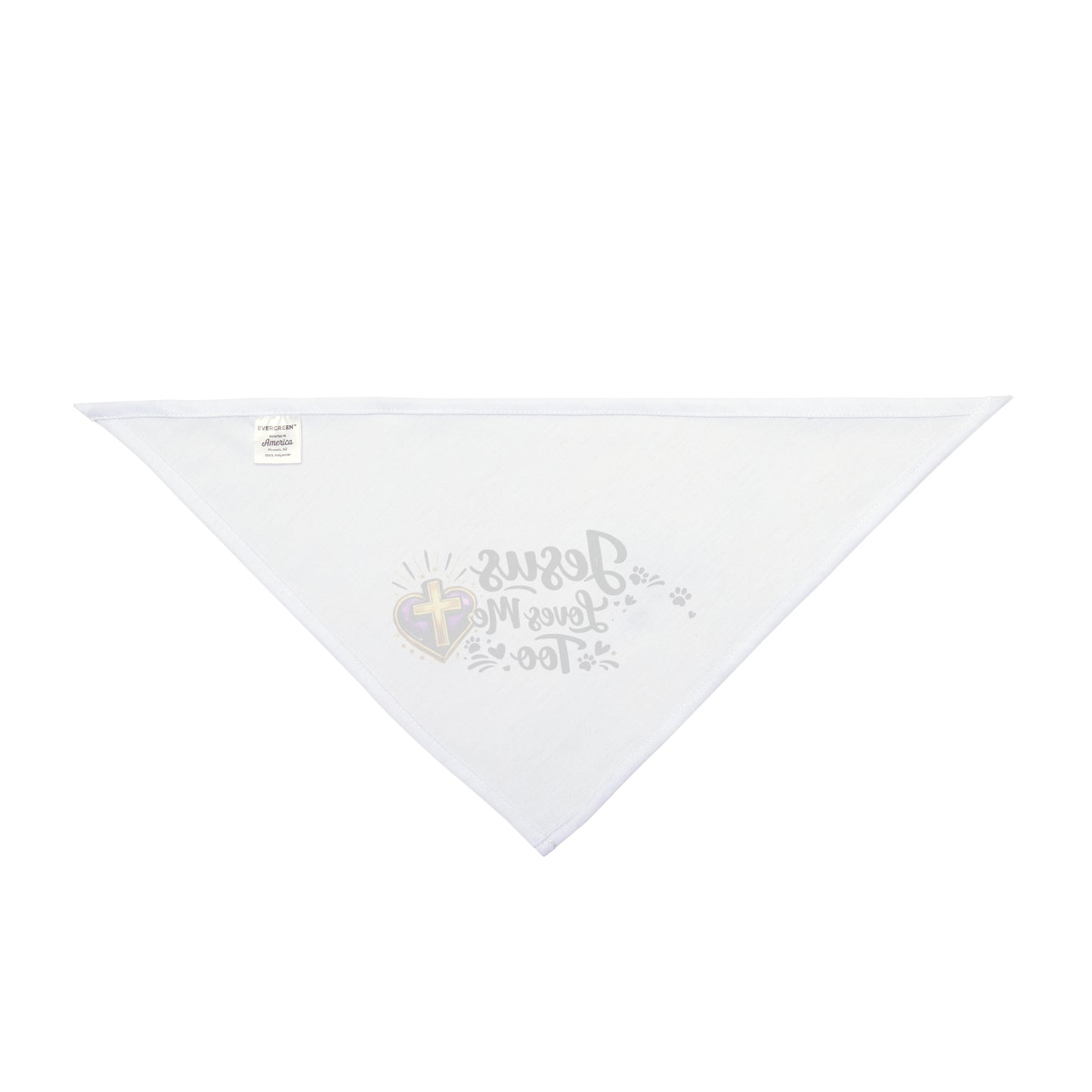 Jesus Loves Me Too Pet Bandana