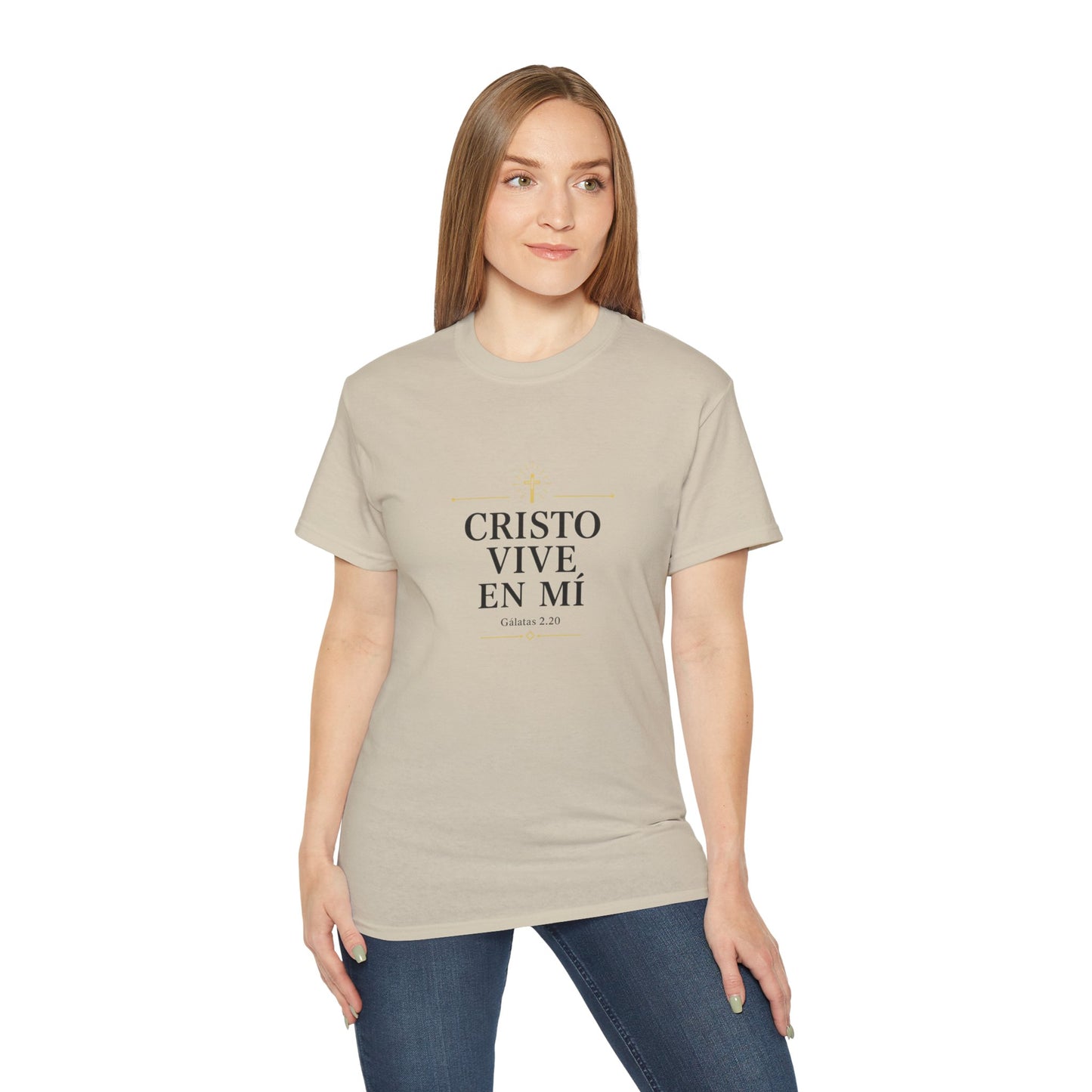 Cristo Vive en Mí Tee — Spanish Christian Faith T-Shirt