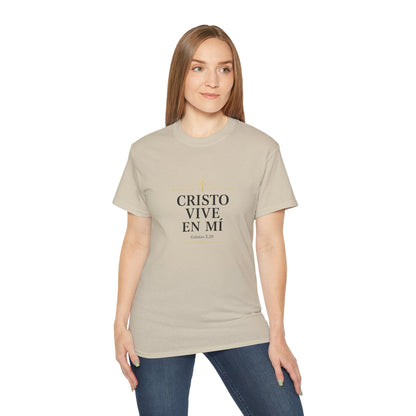 Cristo Vive en Mí Tee — Spanish Christian Faith T-Shirt