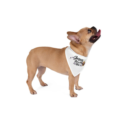 Jesus Loves Me Too Pet Bandana