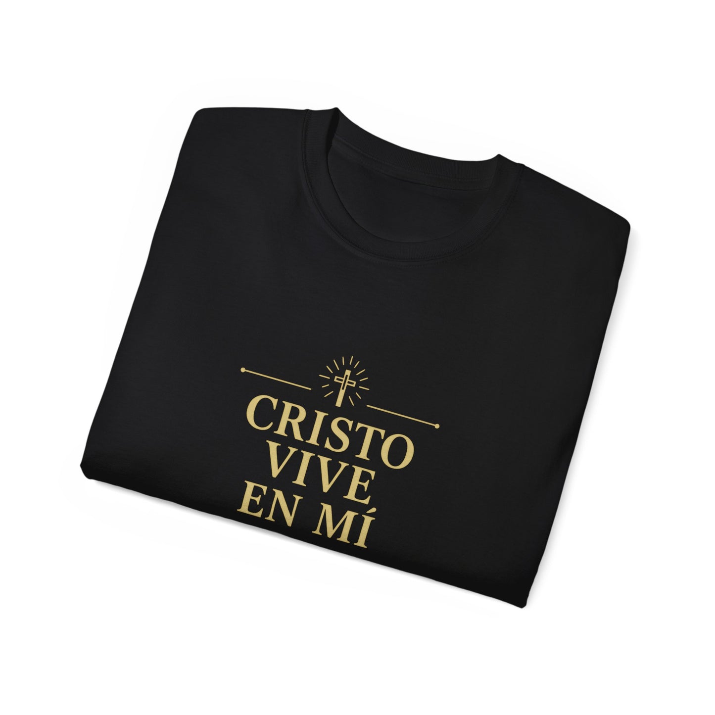 Cristo Vive En Mí Tee — Spanish Christian Faith T-Shirt (Gálatas 2:20)