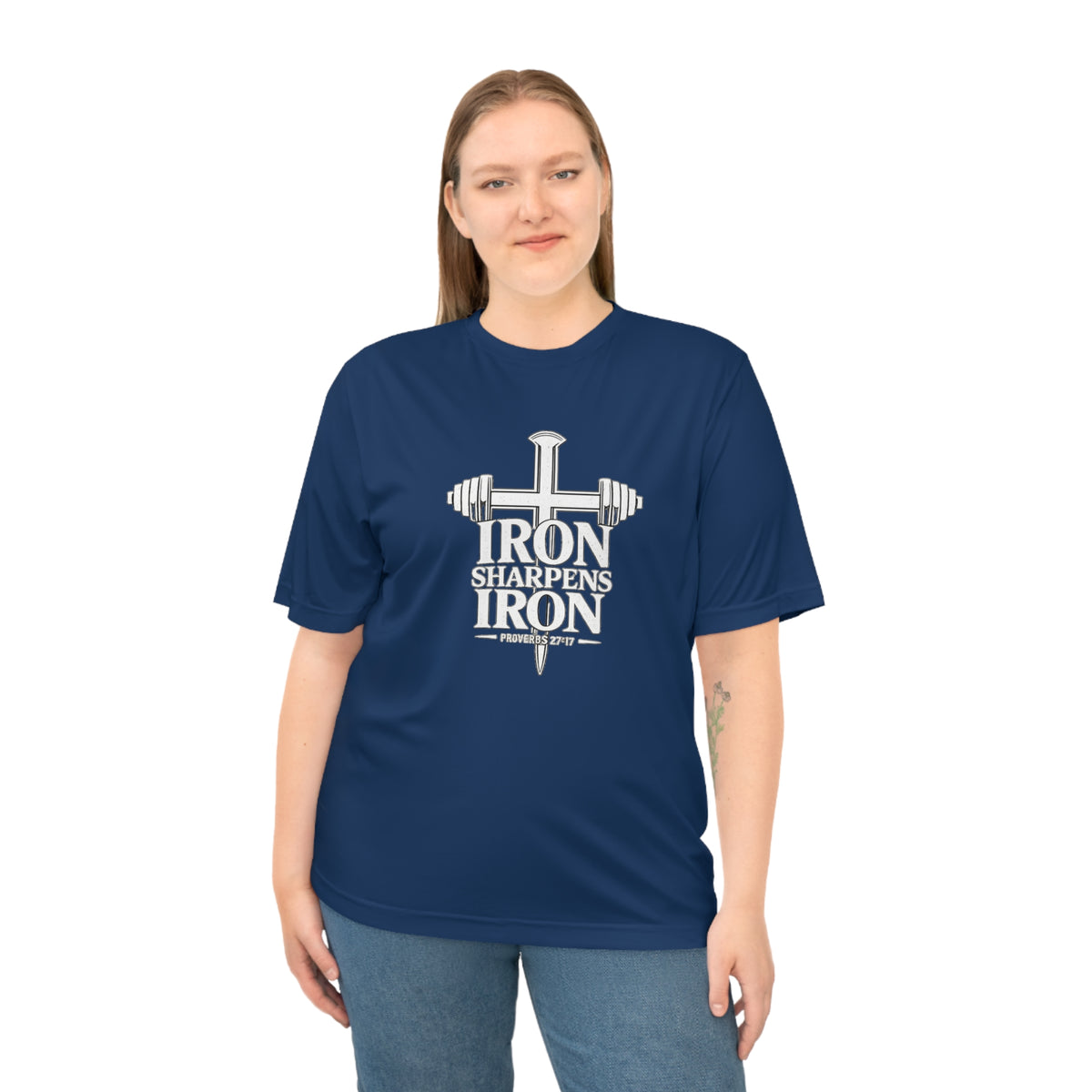 Unisex Iron Sharpens Iron Zone Performance T-shirt