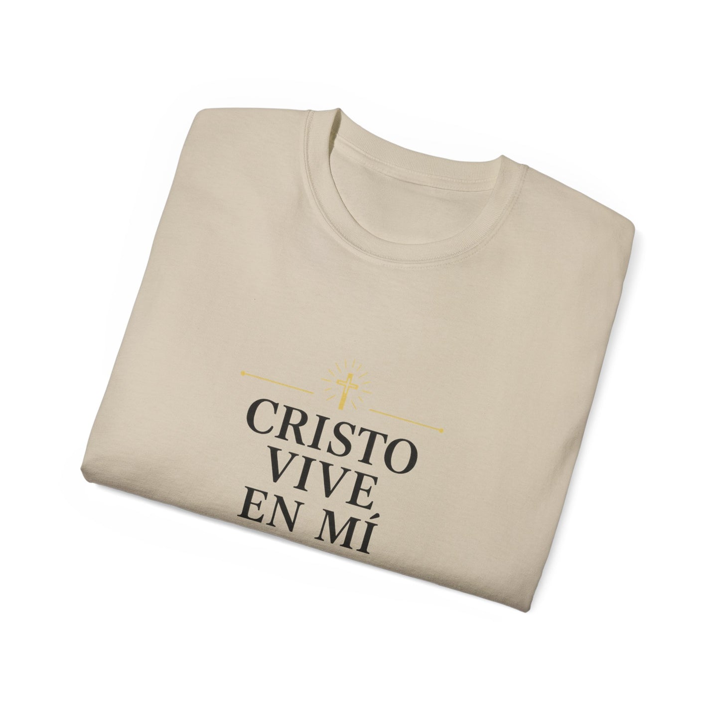 Cristo Vive en Mí Tee — Spanish Christian Faith T-Shirt