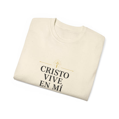 Cristo Vive en Mí Tee — Spanish Christian Faith T-Shirt