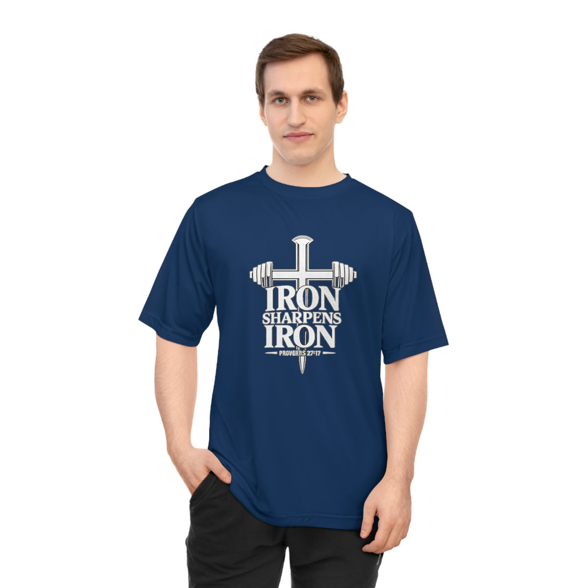 Unisex Iron Sharpens Iron Zone Performance T-shirt