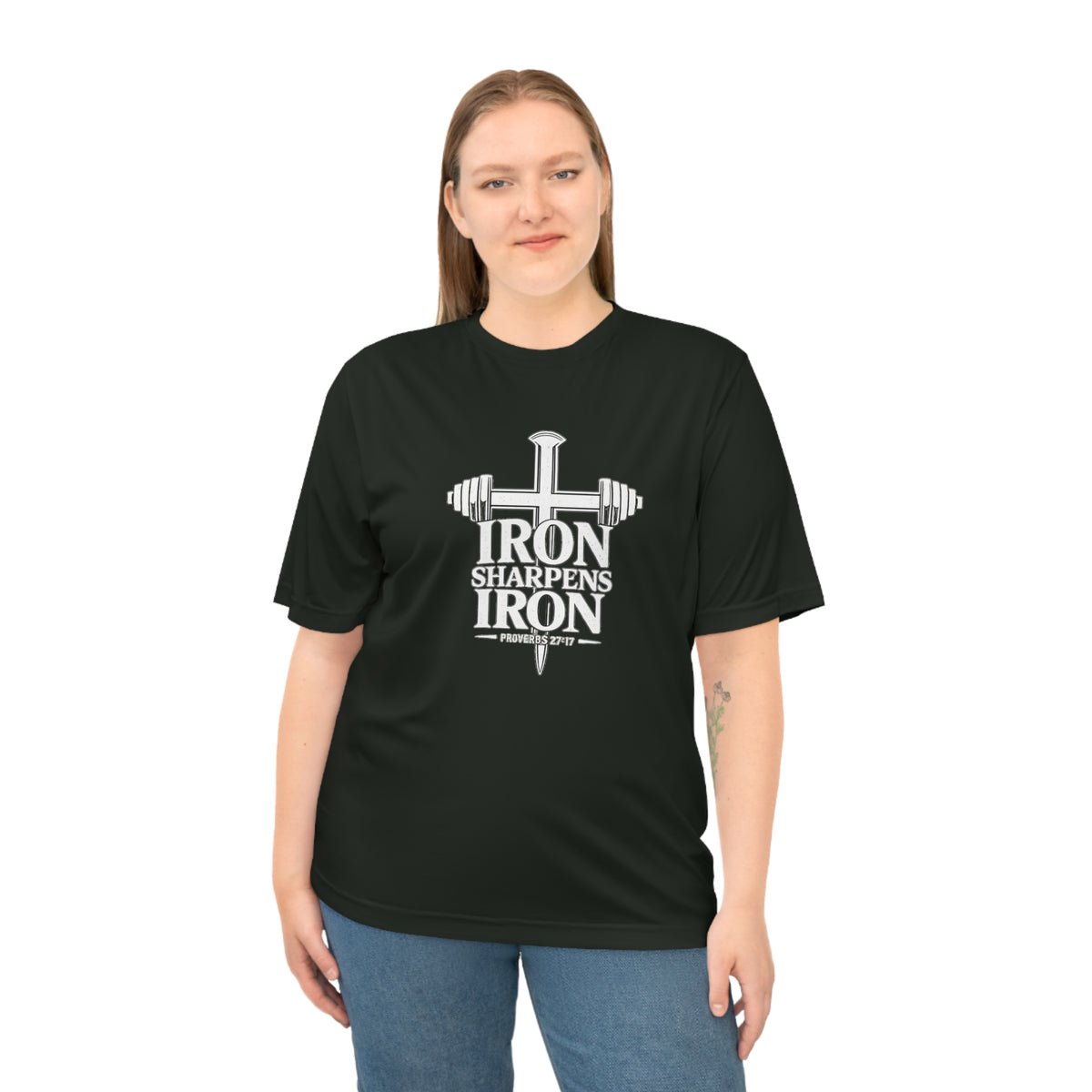 Unisex Iron Sharpens Iron Zone Performance T-shirt
